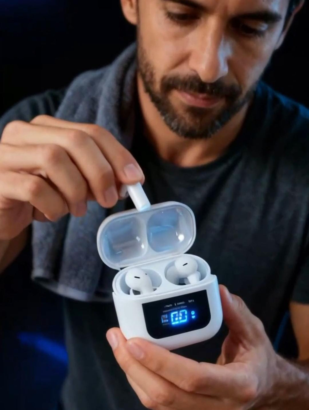 Airpods PRO con pantalla y Cancelación de Ruido